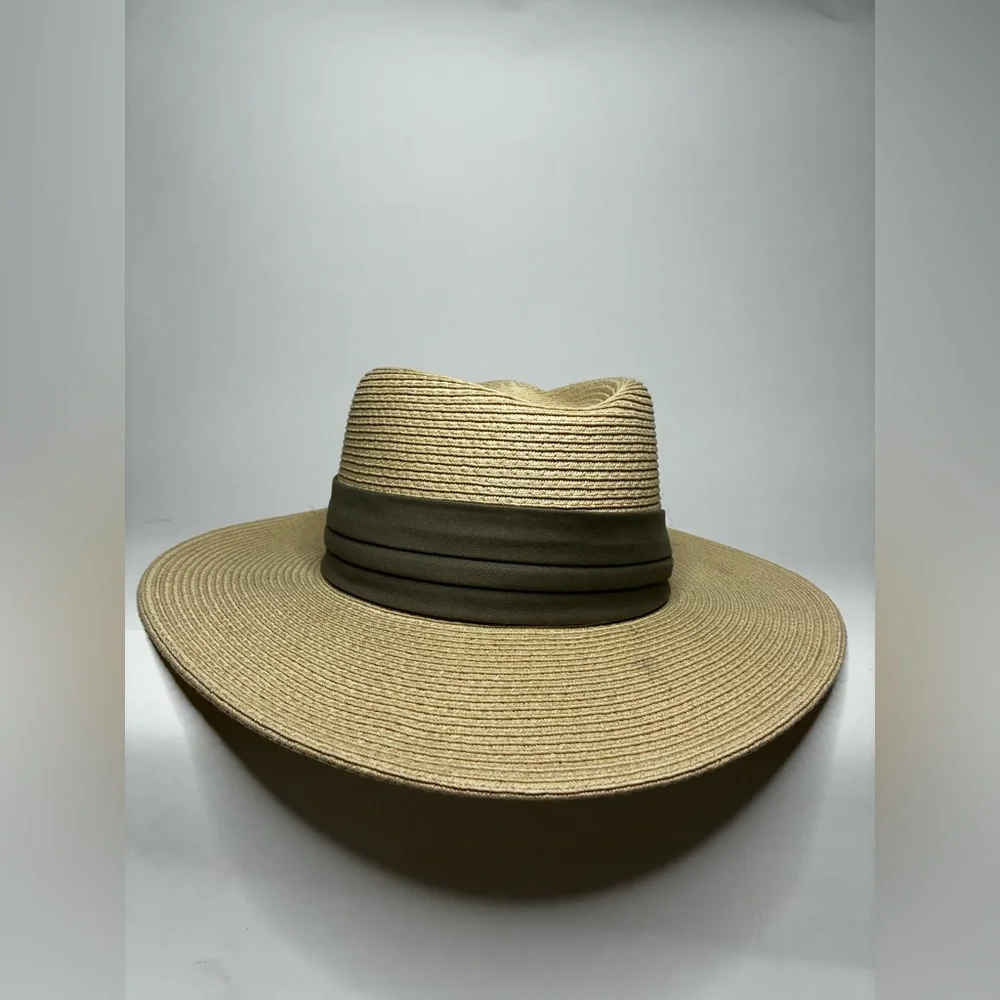 Tommy Bahama straw fedora hat - Picture 1 of 7